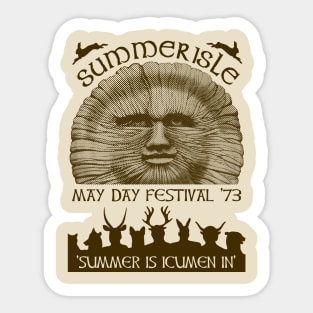 Summerisle May Day Festival 1973 Sticker